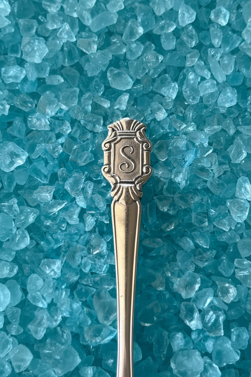 Custom letter 'S' ring
