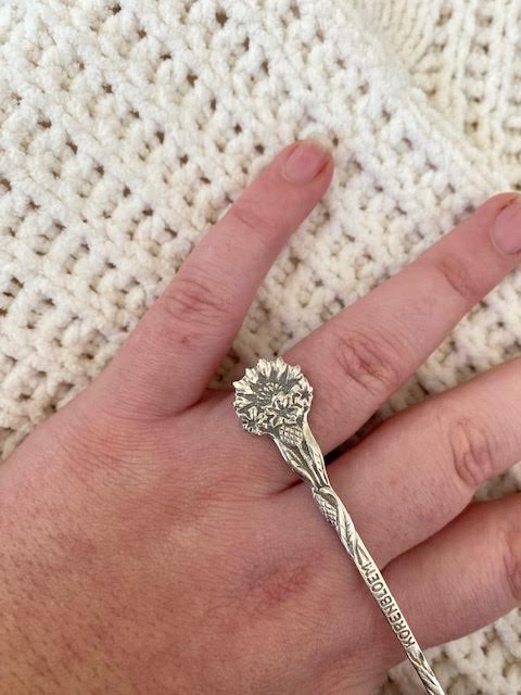 Custom 'korenbloem' bloem ring