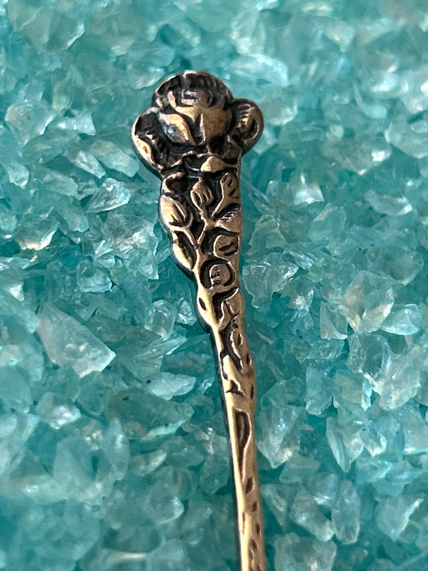 Custom 'Roos' klein bloem ring