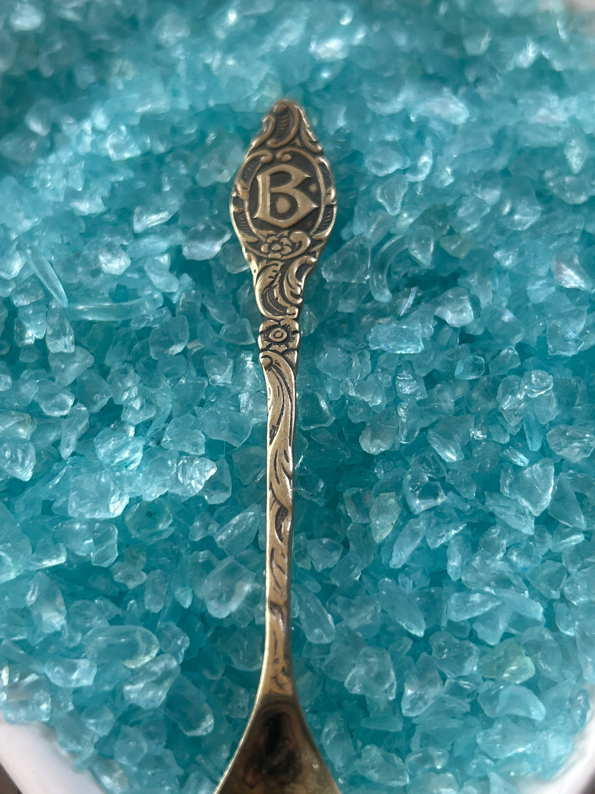 Custom 'B’ letter ring