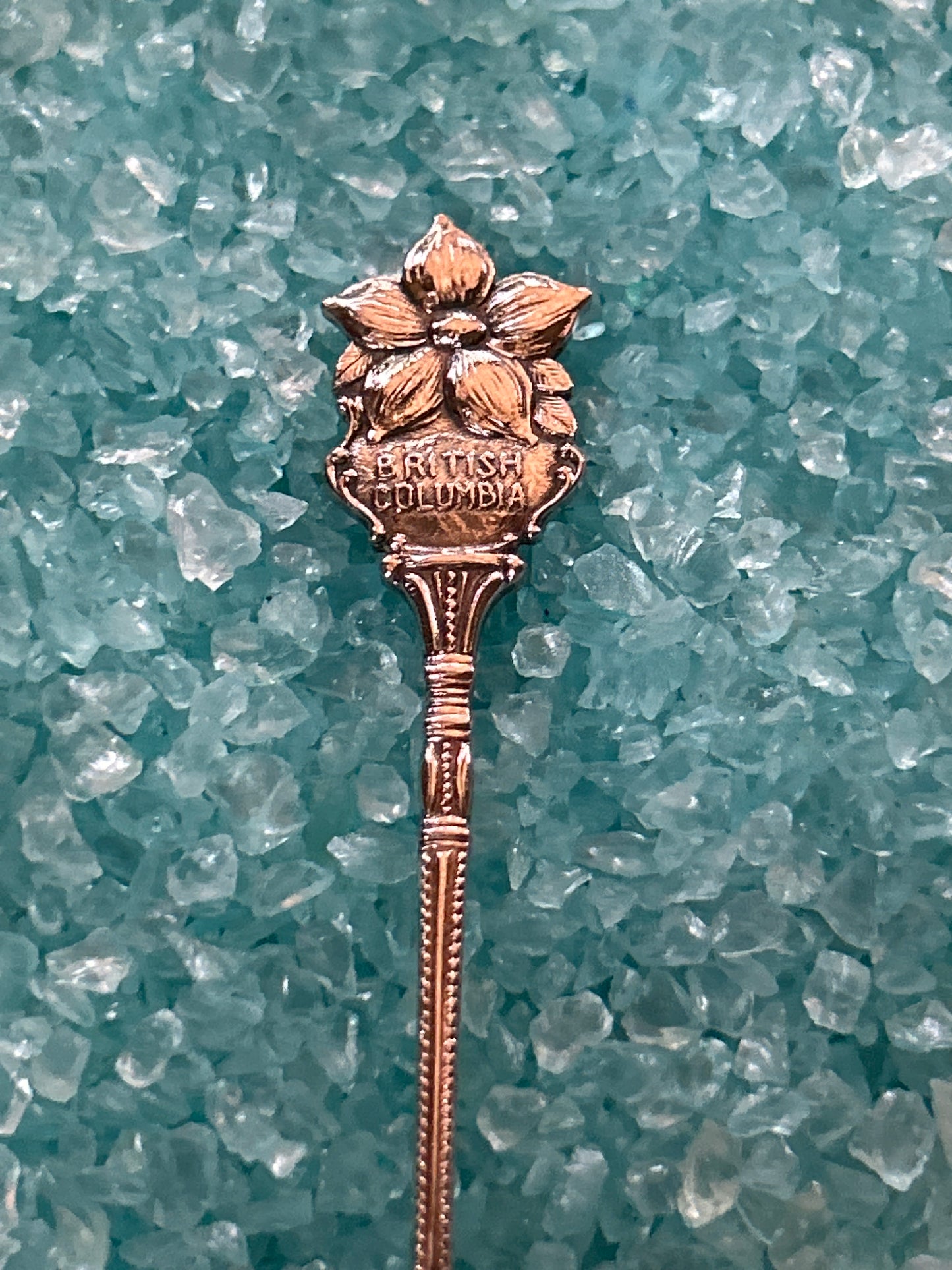 Custom 'bloem’ Pacifische kornoelje ring