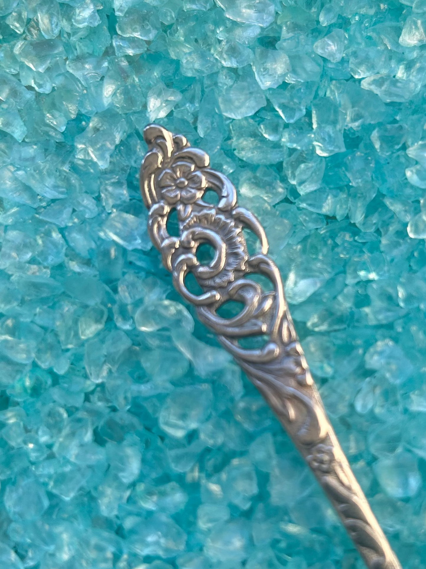 Custom 'bloemen'  patroon ring